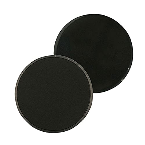 Stanz (TM) 2 Pack Gliding Discs for Core Workouts - Dual Sided Exercise Sliders for Carpet & Hardwood Floors - Abdominal & Full Body Training Equipment for Home Gym, Yoga & Pilates