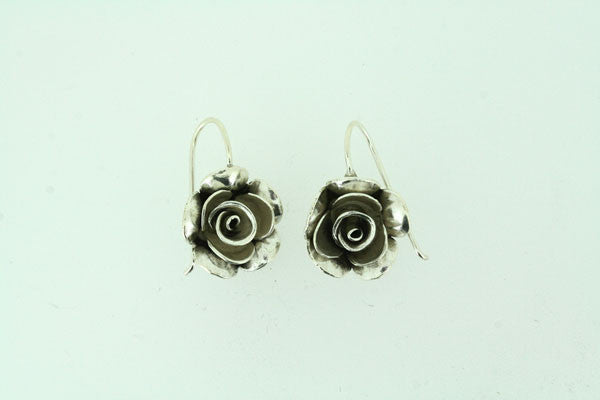 Rose Hook Earrings for Women - Dainty Floral Stud Earrings for Everyday Wear | Perfect for Parties, Weddings & Date Nights
