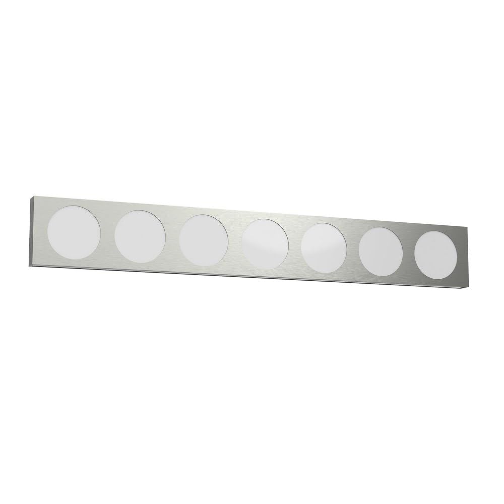 Kuzco Lighting VL60536-CH Laurel Vanity LED Light Fixture in Chrome Finish - Perfect for Bathroom Vanity, Dressing Room & Makeup Area Lighting