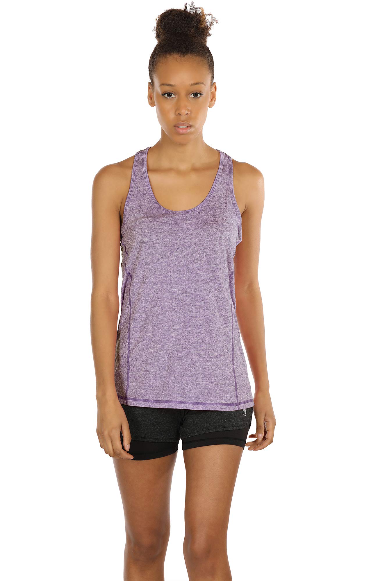 Icyzone Women's Workout Tank Tops - Breathable Racerback Athletic Yoga Shirts for Running, Gym & Exercise | Perfect for Yoga, HIIT, CrossFit & Casual Wear
