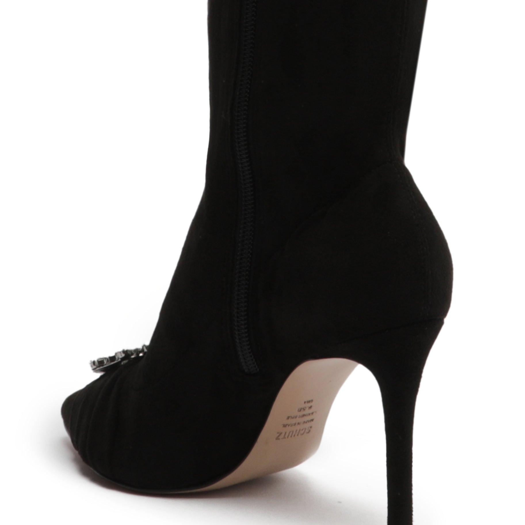 Meisho Up Lux Stretch Fabric Over The Knee Boots - 22cm High Heel Women's Fashion Boots for Party, Night Out & Winter Wear