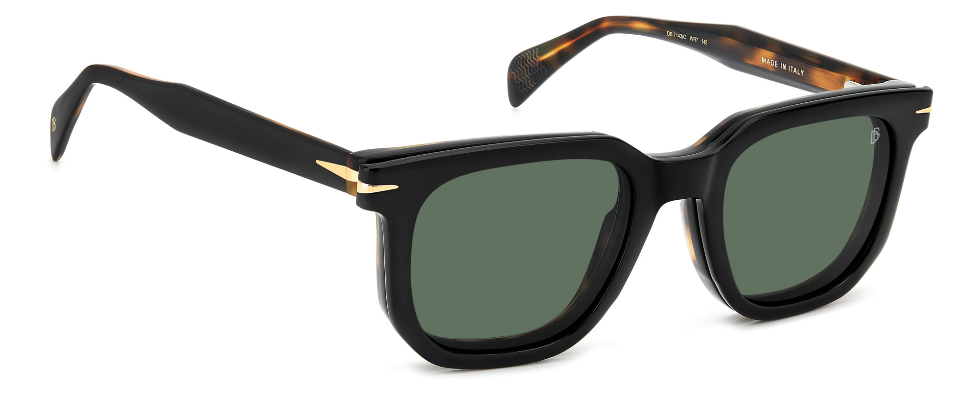 David Beckham DB7143/C Men's Sunglasses - Polarized UV Protection Aviator Style for Driving, Outdoor & Fashion
