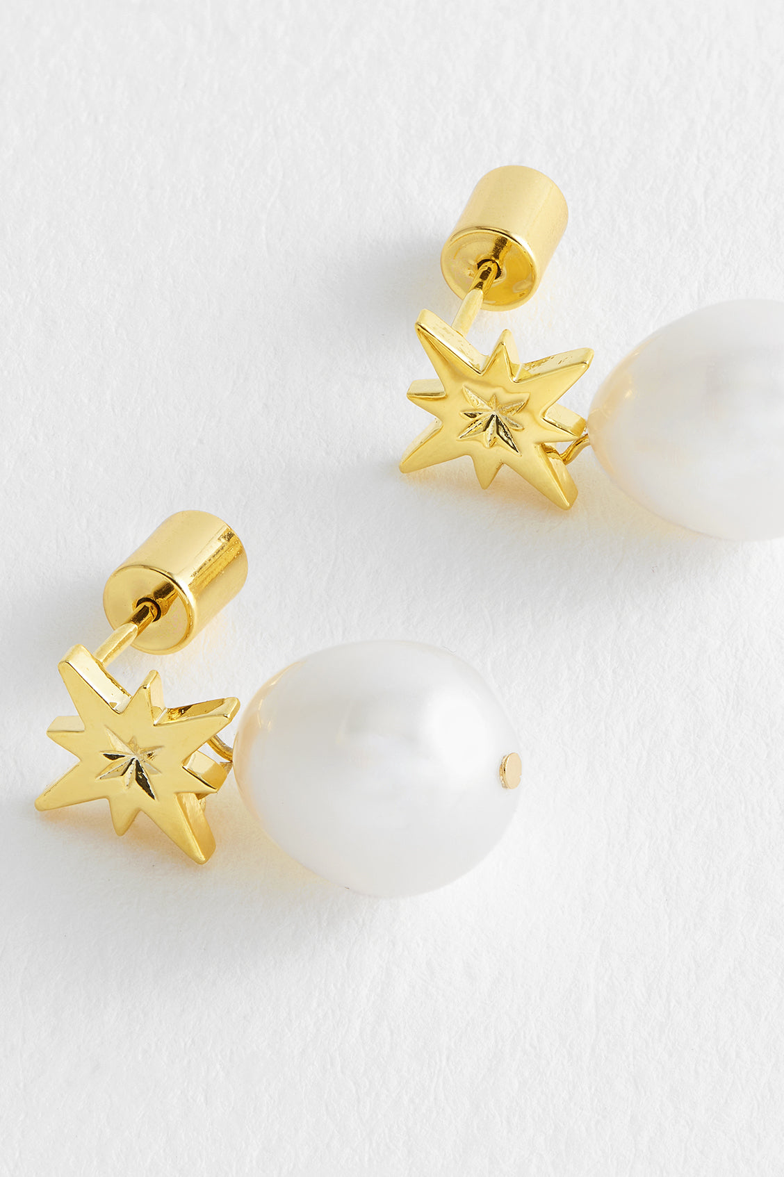 Pearl Northern Star Earrings - Elegant Stud Earrings for Women, Perfect for Parties, Weddings & Everyday Wear