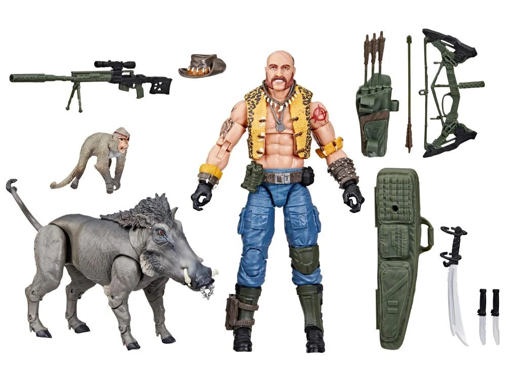 G.I. Joe Classified Series Gnawgahyde, Porkbelly & Yobbo 3-Pack Action Figures - Collectible Military Toys for Display & Play | Perfect for Fans, Collectors & Gift Giving