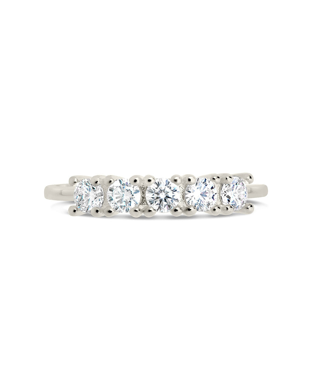 Elegant Rowan CZ Thin Ring - Dainty Cubic Zirconia Band for Women, Perfect for Everyday Wear, Engagement, Anniversary & Gift Giving