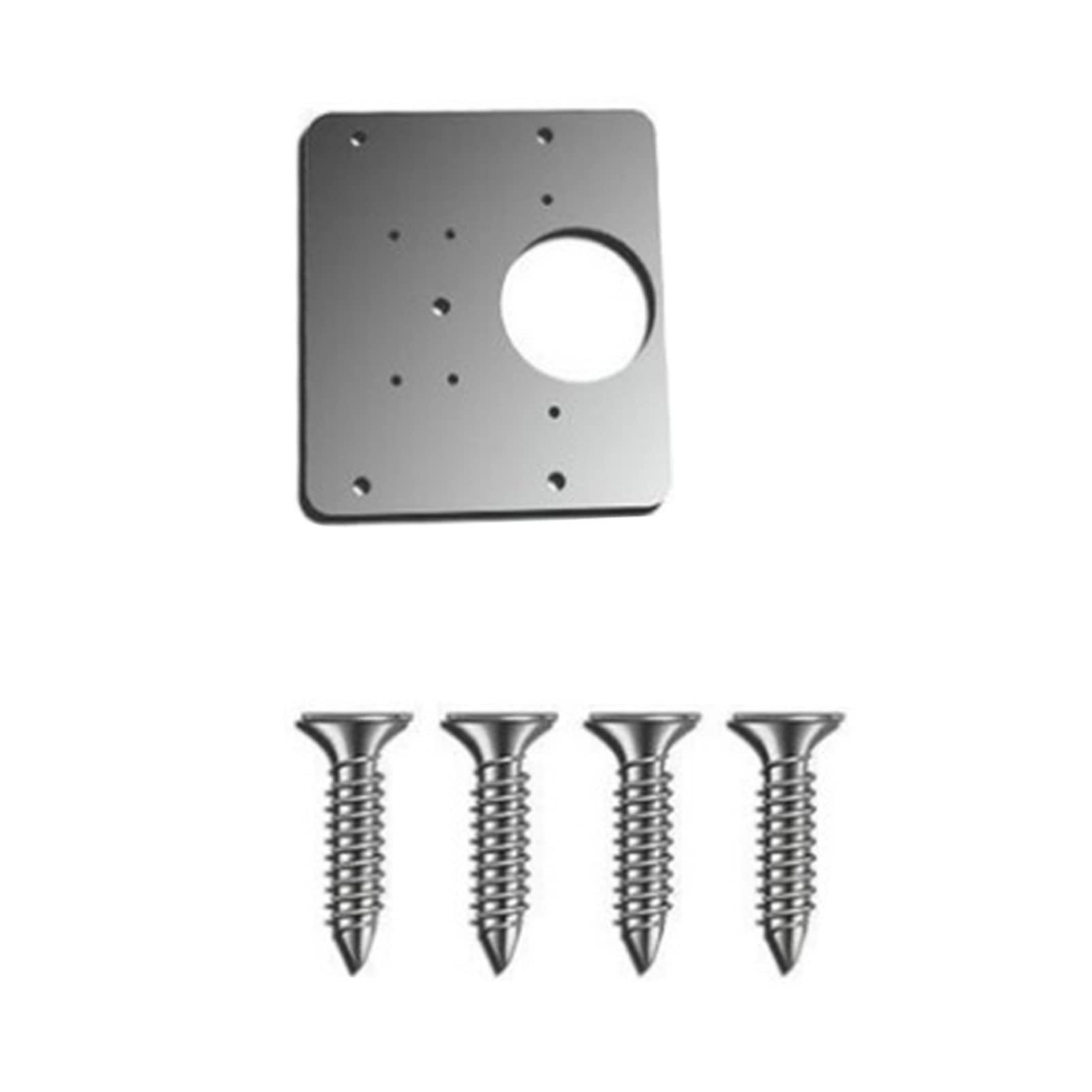 Stainless Steel Kitchen Cabinet Hinges with 4 Screws - Heavy Duty Hinge Repair Plate for Cabinet, Drawer, Window & Furniture - Perfect for Home Kitchen & DIY Projects