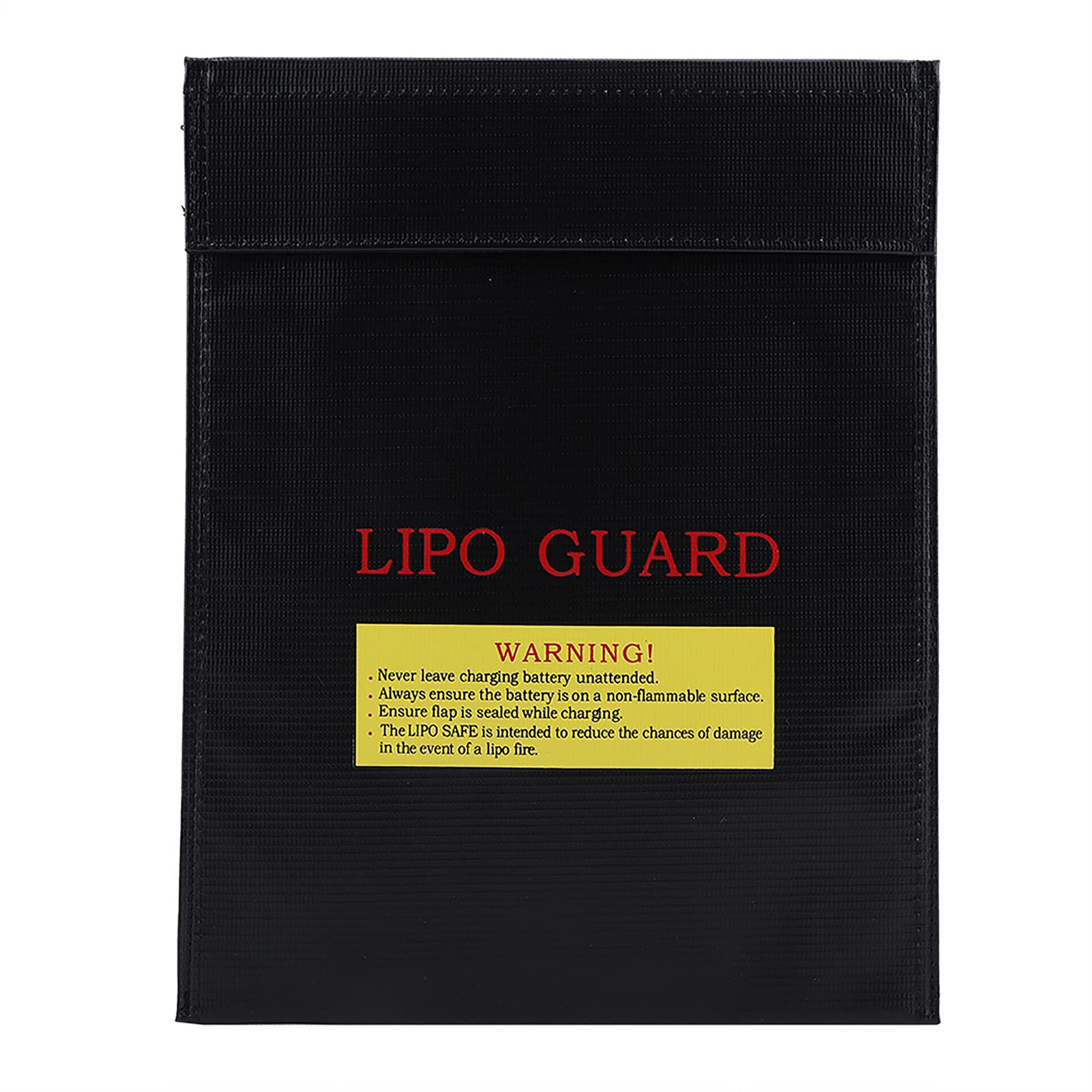 Fireproof Document Bag - Fire & Water Resistant Safe Storage Pouch for Files, Money, LIPO Batteries - Explosion Proof & Secure Storage Solution (Large, Black) - Perfect for Home, Office & Travel Emergency Protection