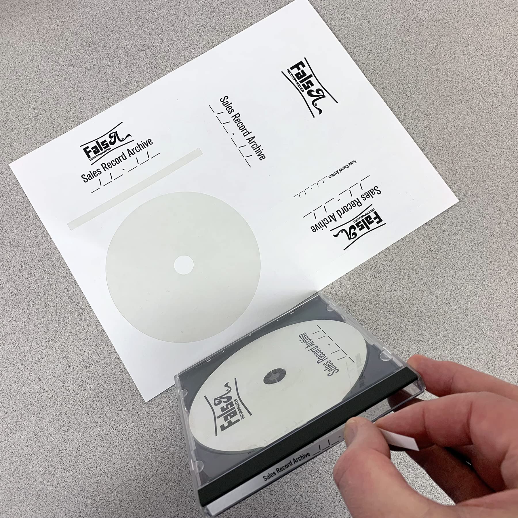 Memorex Compatible Blank CD/DVD Labels - 1000 Sheets (2000 Disc Labels) - Permanent White Matte Finish for Inkjet & Laser Printers - Easy Peel Adhesive - USA Made - Perfect for Music, Video, Data Backup & Organization