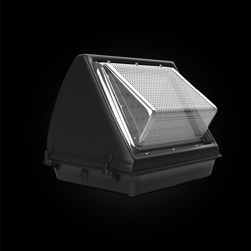 120W LED Wall Pack Light, 5700K Daylight White, Bronze Finish, 420W Equivalent, 15,194 Lumens, Forward Throw - Outdoor Security Lighting for Building Facades, Parking Lots & Warehouse Exteriors