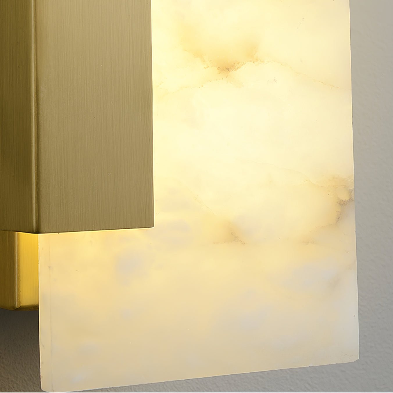 Alabaster Wall Sconce Light Fixture - Handcrafted Althea Design for Bedroom, Living Room & Hallway - Elegant Plug-in or Hardwired Wall Lighting for Home Decor