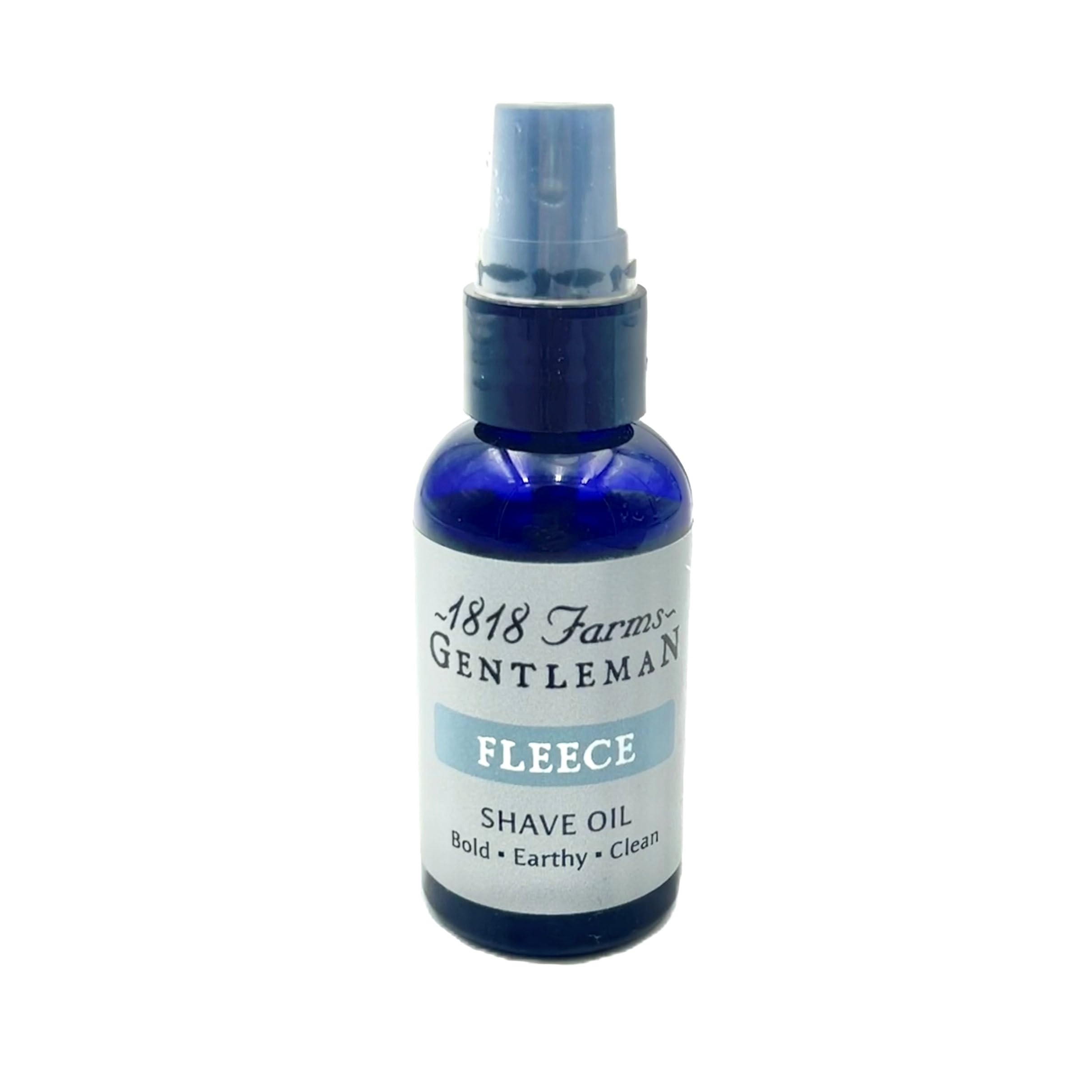 1818 Farms Shave Oil for Men - Natural & Organic Shaving Oil for Sensitive Skin - Smooth & Comfortable Shave at Home or Travel