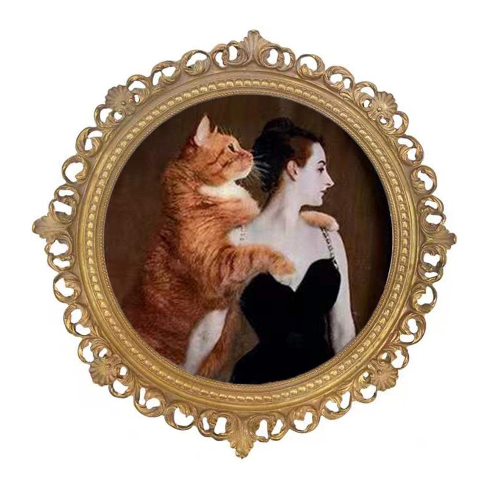 Vintage Ornate Wall Hanging Photo Frame - Antique Style Picture Holder for Bedroom & Home Decor | Perfect for Photo Galleries, Art Displays & Living Room Wall Decor