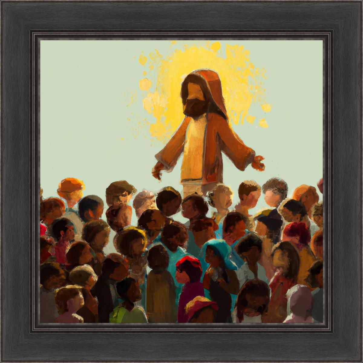 Blessed Are The Children - Inspirational Christian Wall Art for Kids' Room Decor & Nursery - Perfect for Sunday School, Baptism Gifts & Faith-Based Home Decor
