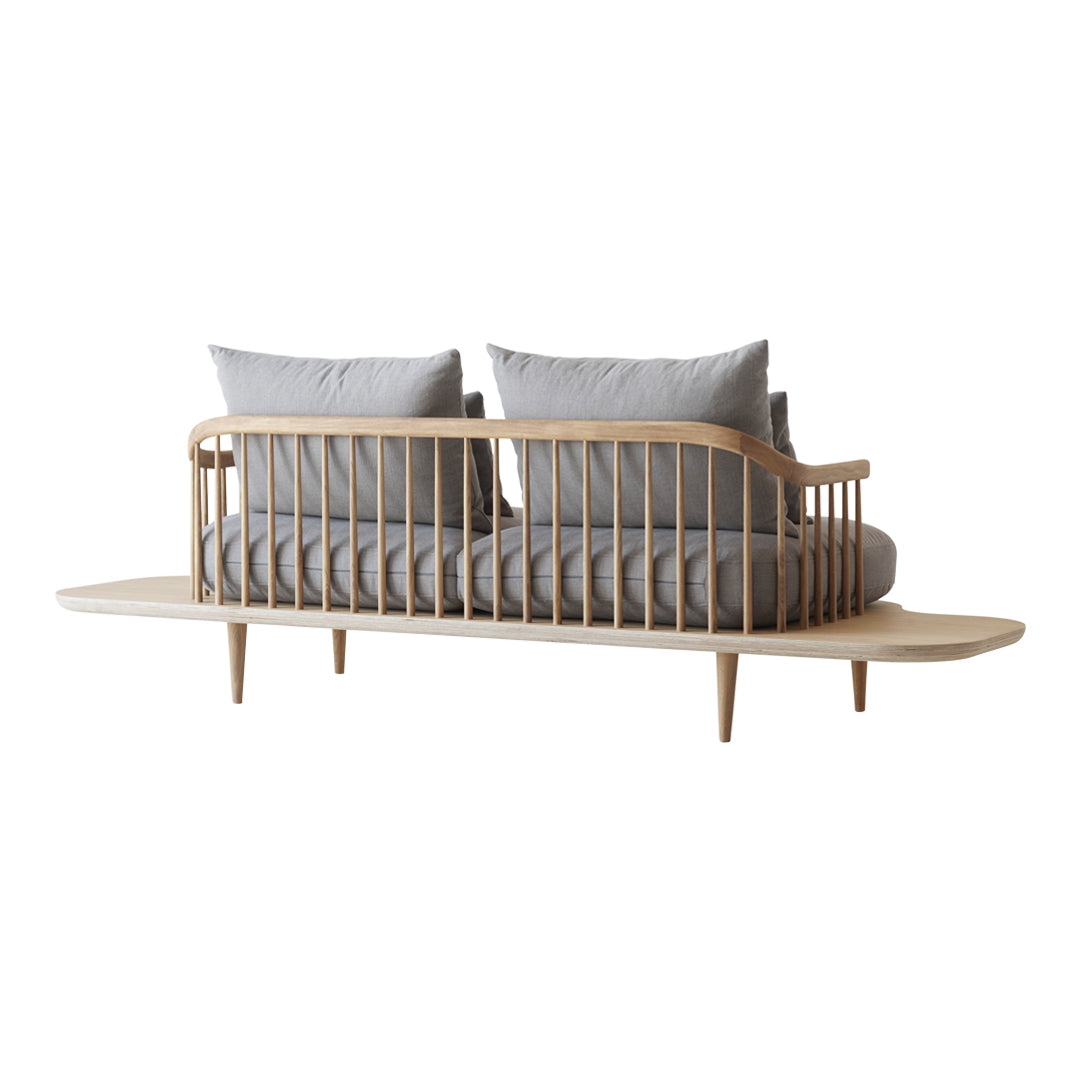 FLY SC3 2-Seater Sofa with Side Tables - Modern Living Room Furniture for Small Spaces | Perfect for Apartments, Condos & Cozy Home Decor