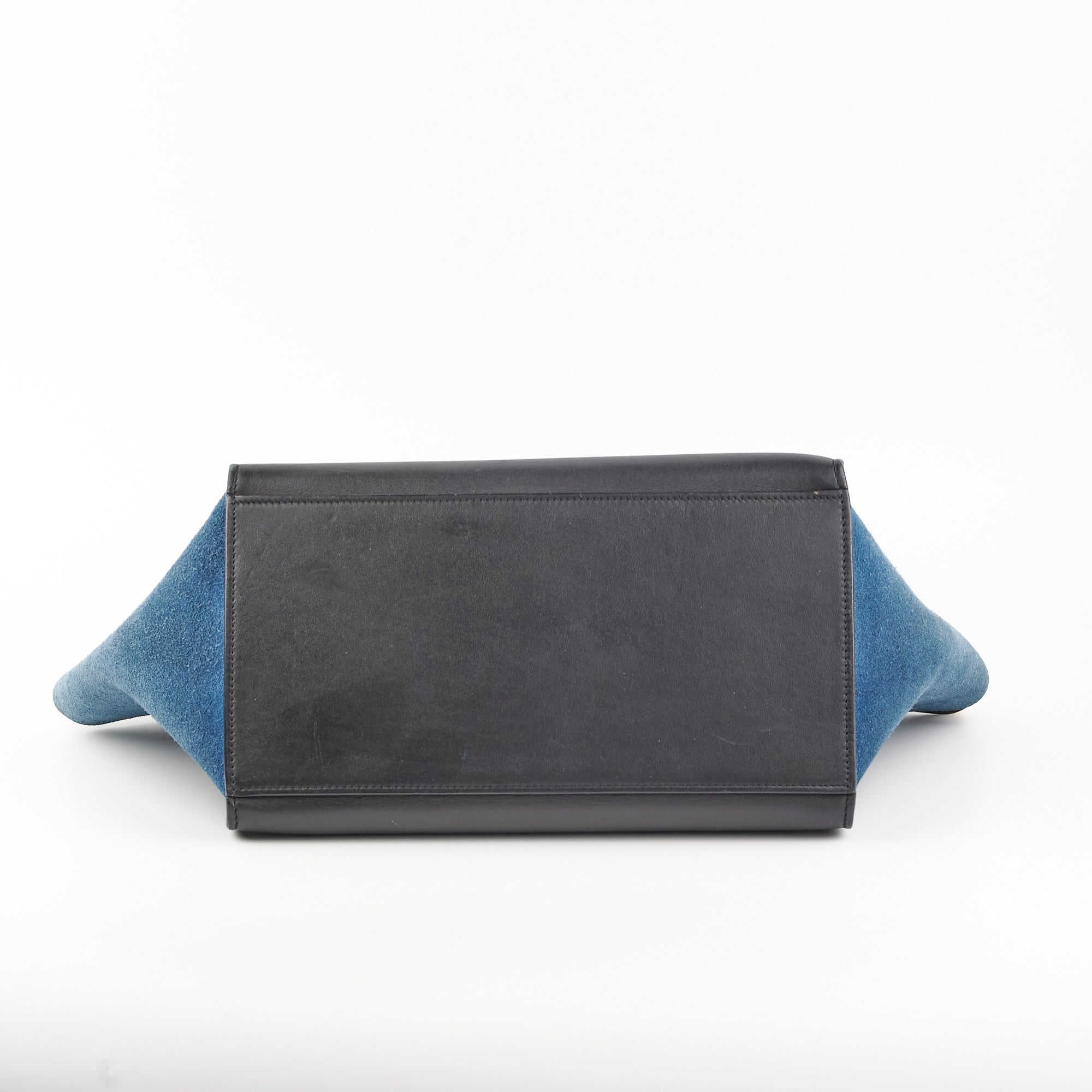 Celine Small Trapeze Handbag in Blue & Black | Luxury Crossbody Bag for Women | Perfect for Work, Travel & Evening Events