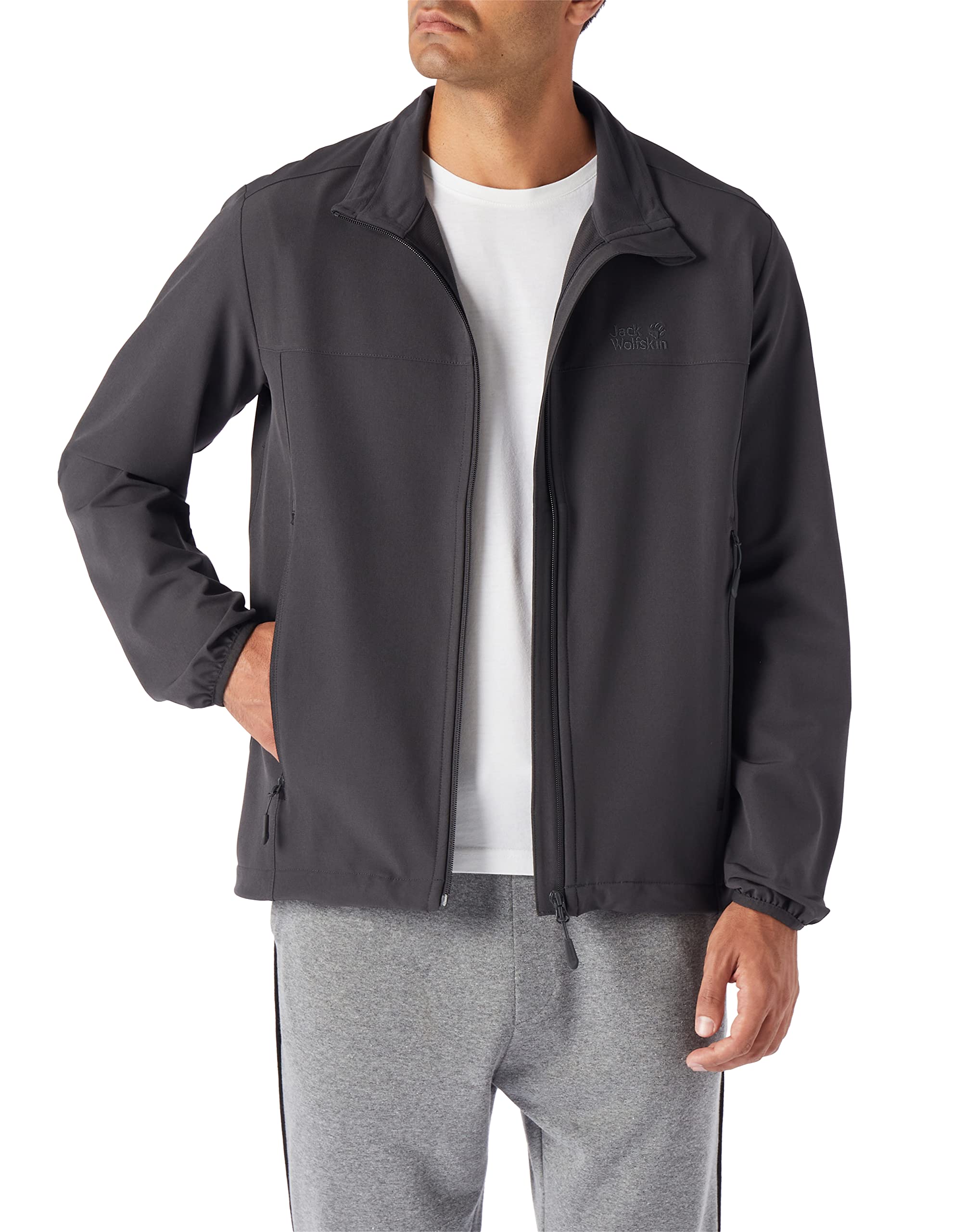 Jack Wolfskin Crestview Jacket for Men - Waterproof Hiking & Outdoor Adventure Jacket - Lightweight Windbreaker for Camping, Travel & Winter Sports