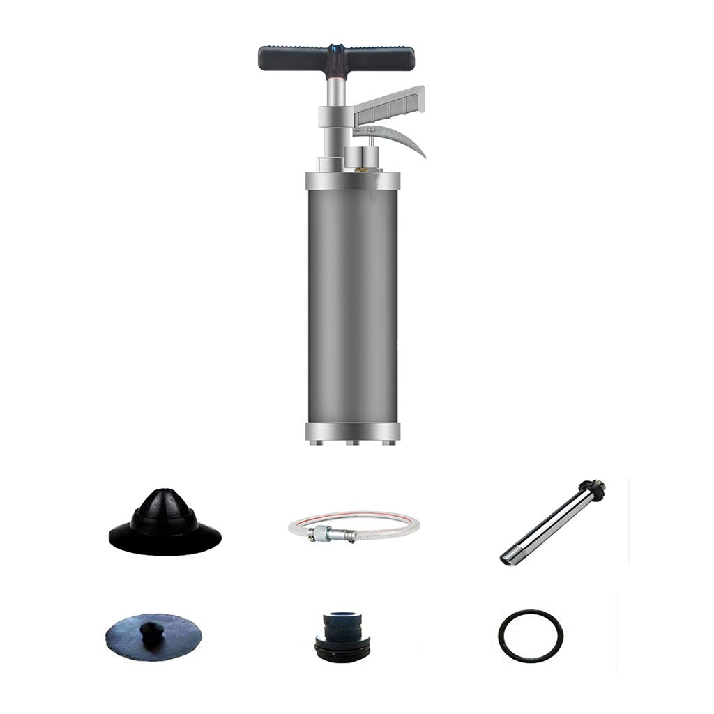 **Powerful Inflatable Toilet Plunger & Drain Cleaner - Heavy Duty Sink Plunger for Clogged Toilets, Kitchen Sinks & Sewer Drains - Ideal for Home, RV & Commercial Use**