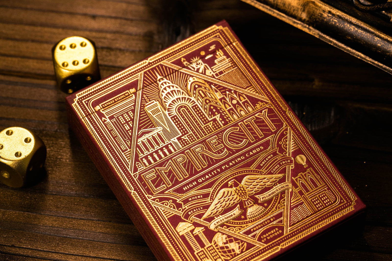 Empire City New York Playing Cards - Premium Deck for Poker, Magic Tricks & Card Games | Collectible NYC-Themed Cards for Travel, Gifts & Game Nights