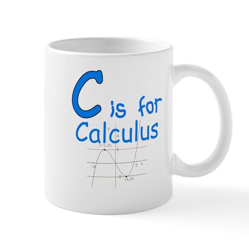 White - C Is For Calculus Mug