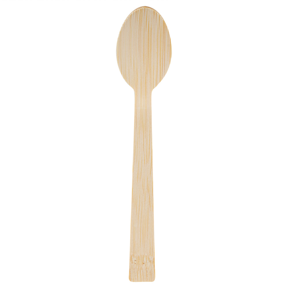 Eco-Friendly Bamboo Disposable Spoons - 100 Count, 7