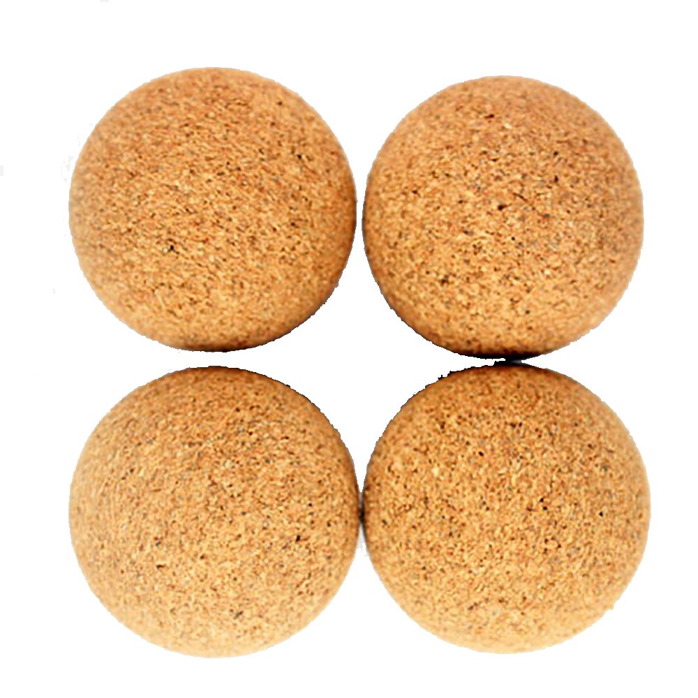 Premium Natural Cork Foosballs - 4-Pack for Shelti, Tornado & Dynamo Tables | Durable Game Balls for Competitive Play & Home Entertainment