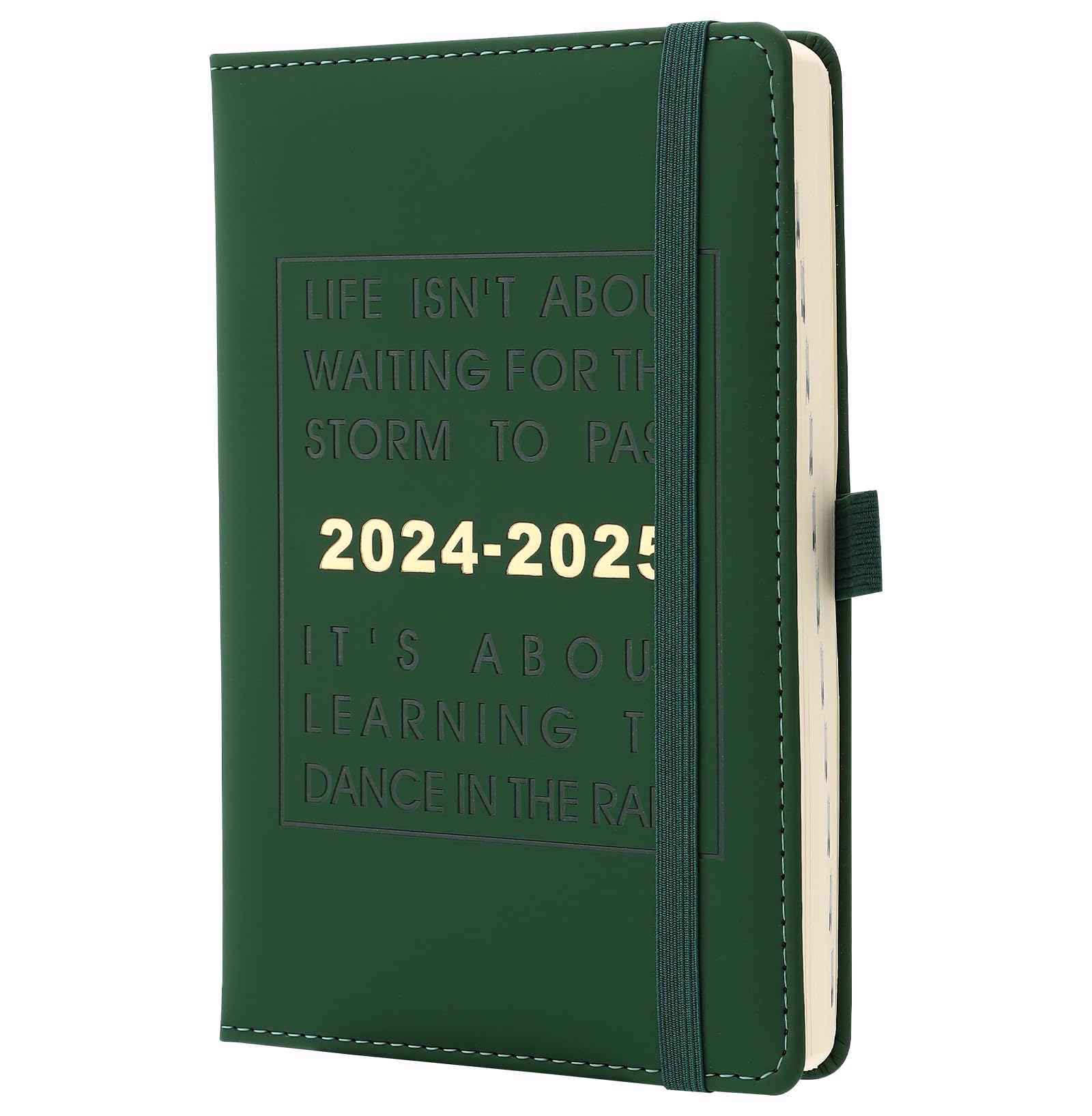 Holderzwu 2024-2025 Academic Planner - Daily Diary & Productivity Journal with Gratitude Prompts (July 2024-June 2025) | Perfect for Students, Professionals & Goal Tracking | Day-to-Page Design for Effective Time Management