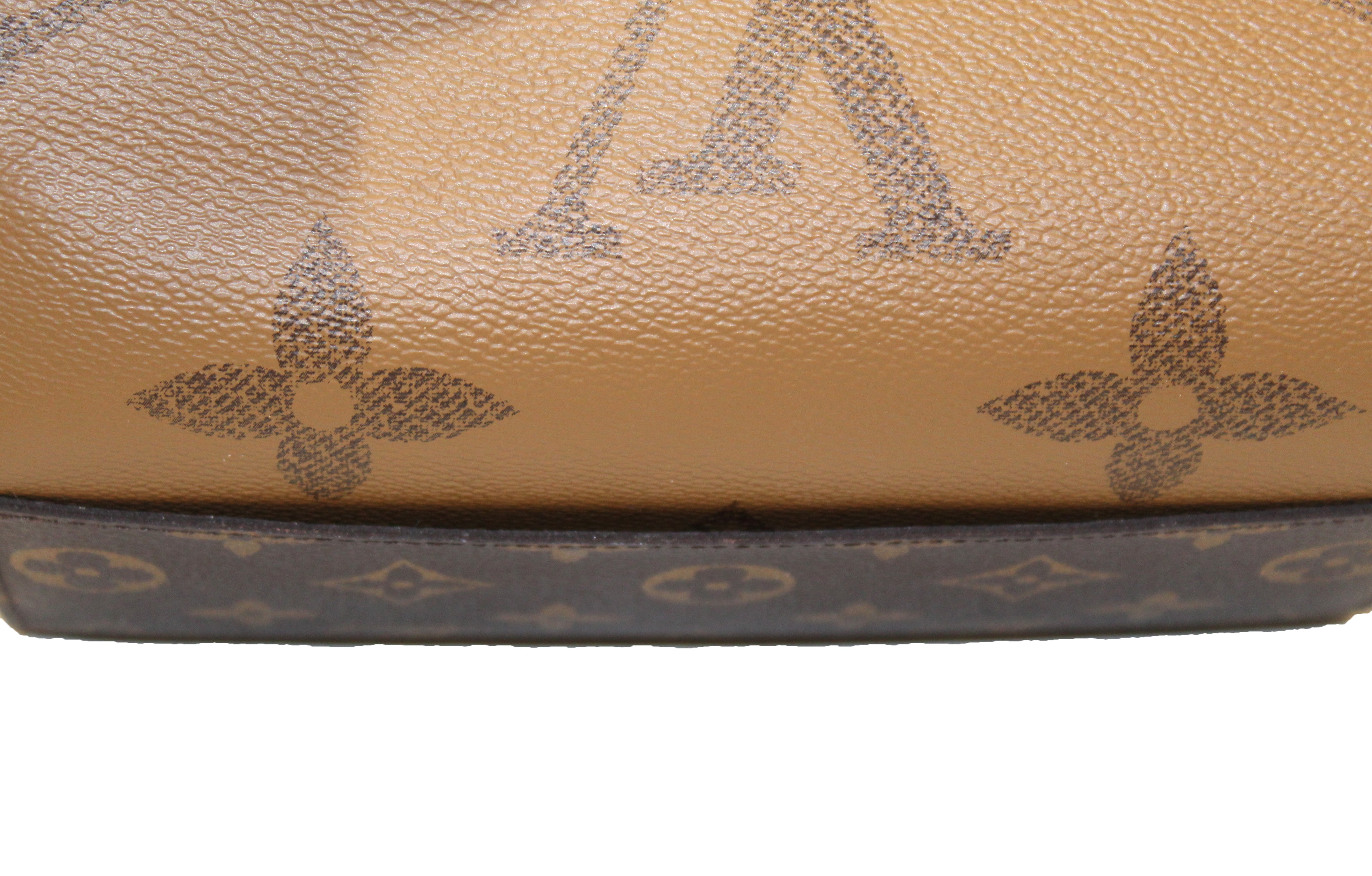 Authentic Louis Vuitton Monogram Reverse Giant Canvas Sarah Wallet - Luxury Designer Women's Bifold Wallet for Everyday Use & Special Occasions
