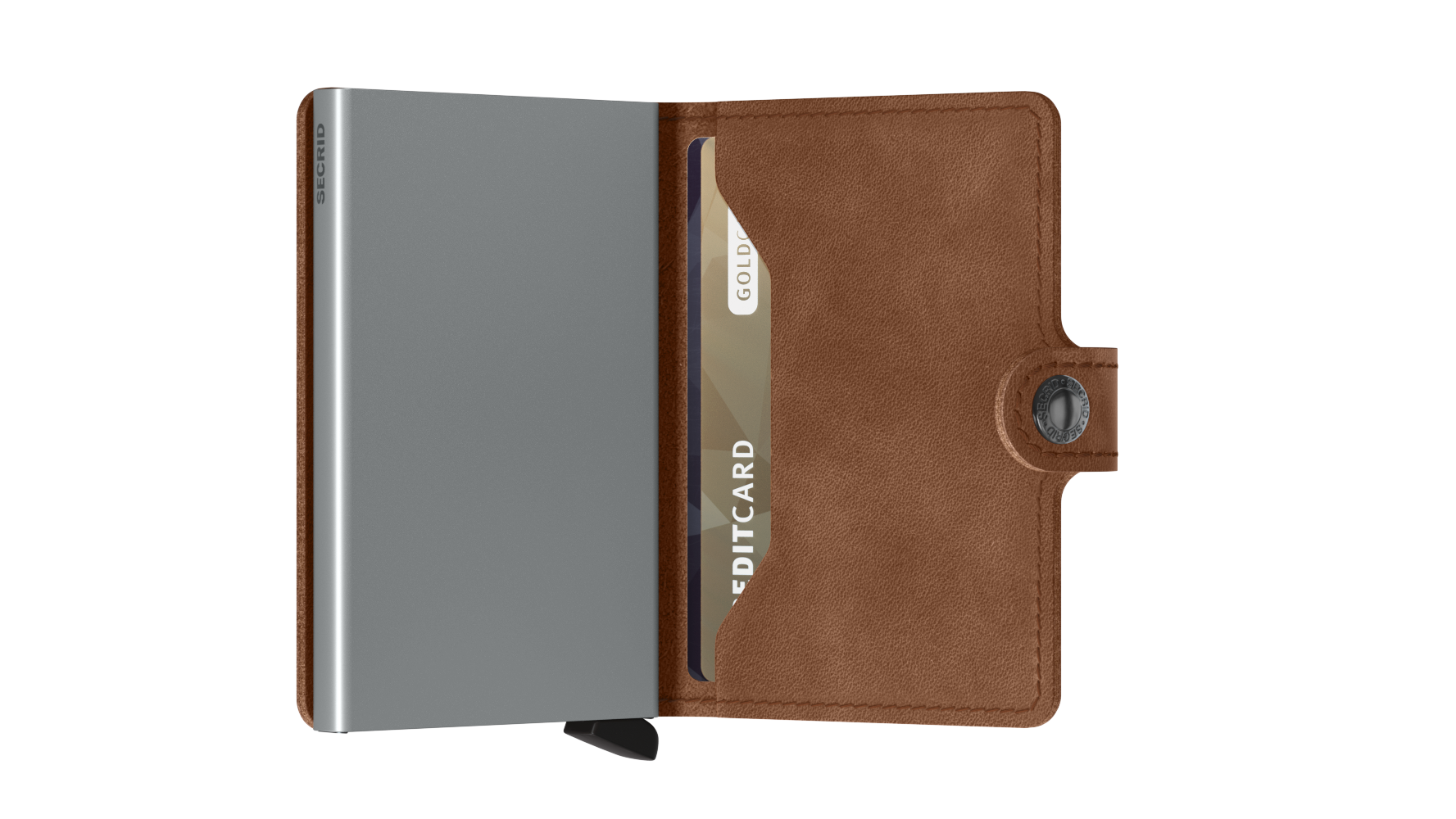 SECRID Vintage Leather Mini Wallet for Women & Men - RFID Blocking Slim Card Holder - Perfect for Travel, Business & Everyday Use