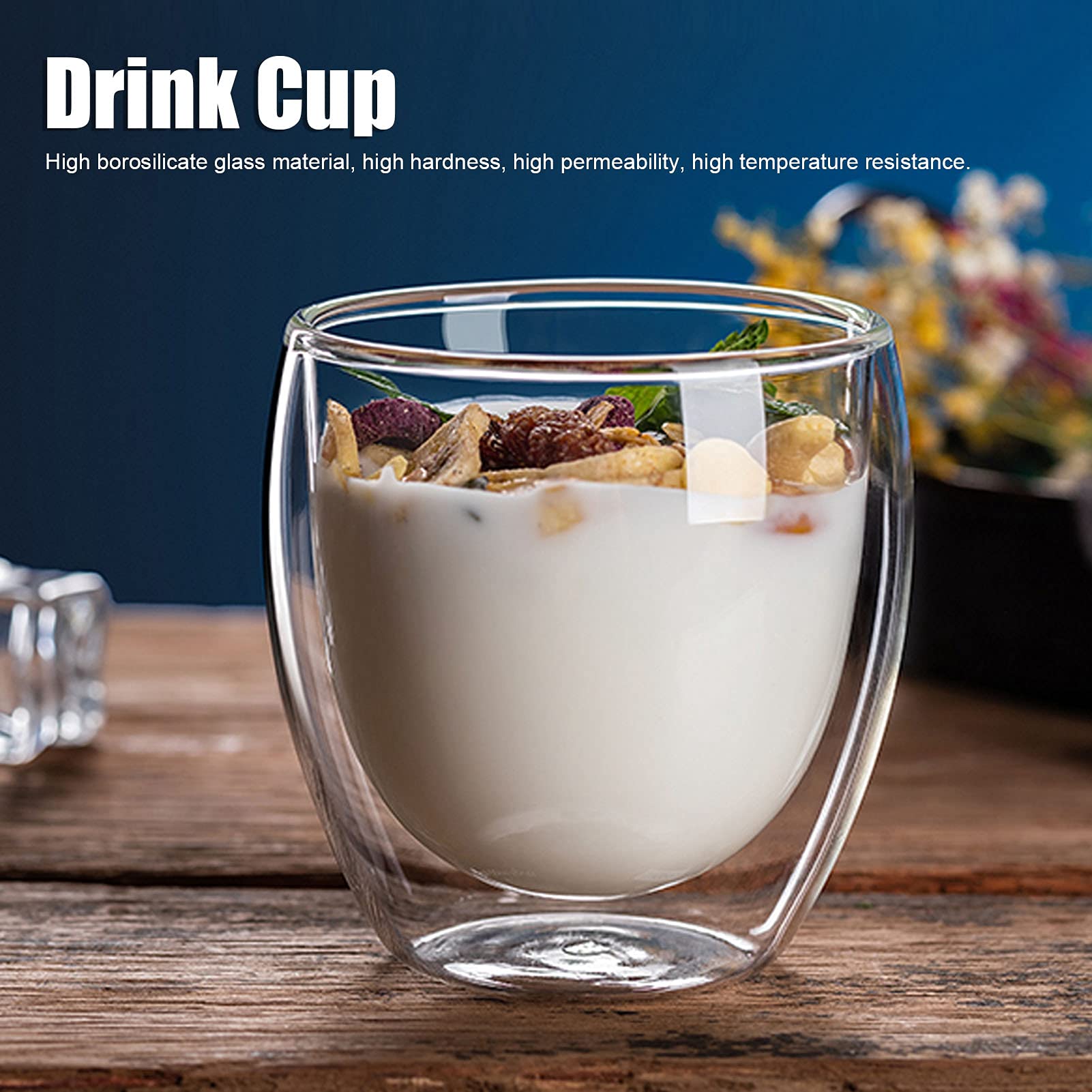 Premium 01 Milk Glass Coffee Mug - High Permeability, Durable Hardness & Heat Resistant for Hot Beverages - Perfect for Coffee Shops, Bars, Restaurants & Home Use