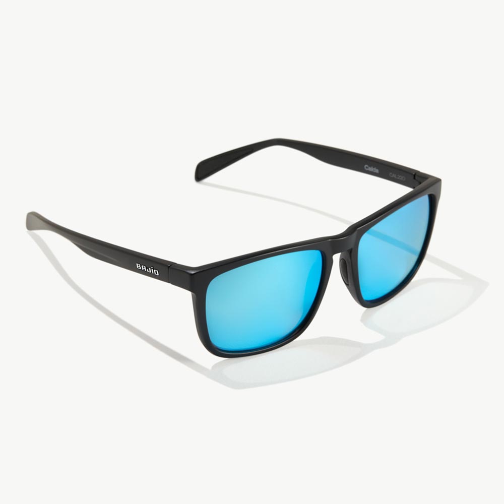 BLACK MATTE/BLUE GLASS