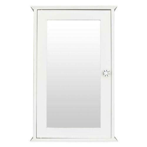 Wooden Bathroom Storage Wall Cabinet with Mirror Door - Medicine Organizer, Bathroom Shelves & Decor - Perfect for Small Bathrooms, Vanity Storage & Apartment Living