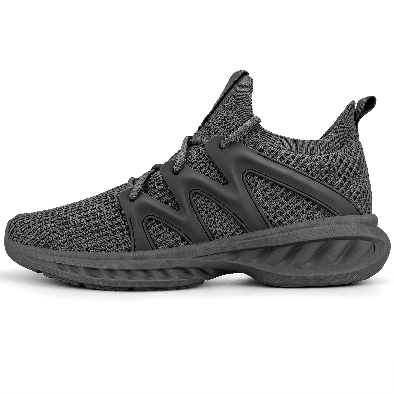 PUJCS Men's Slip-On Walking Shoes - Lightweight Breathable Non-Slip Running Sneakers for Gym, Tennis & Casual Wear | Perfect for Workouts, Daily Walking & Active Lifestyles