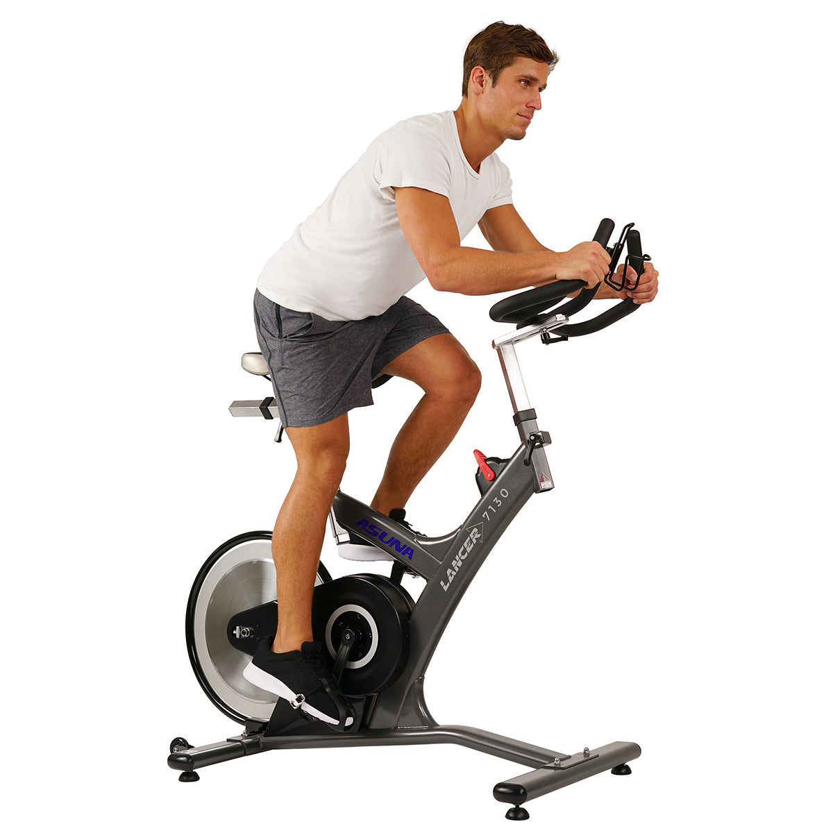 Asuna Lancer Rear Flywheel Commercial Exercise Bike - Heavy Duty Indoor Cycling Bike for Home & Gym Use - Perfect for Cardio Workouts & Weight Loss