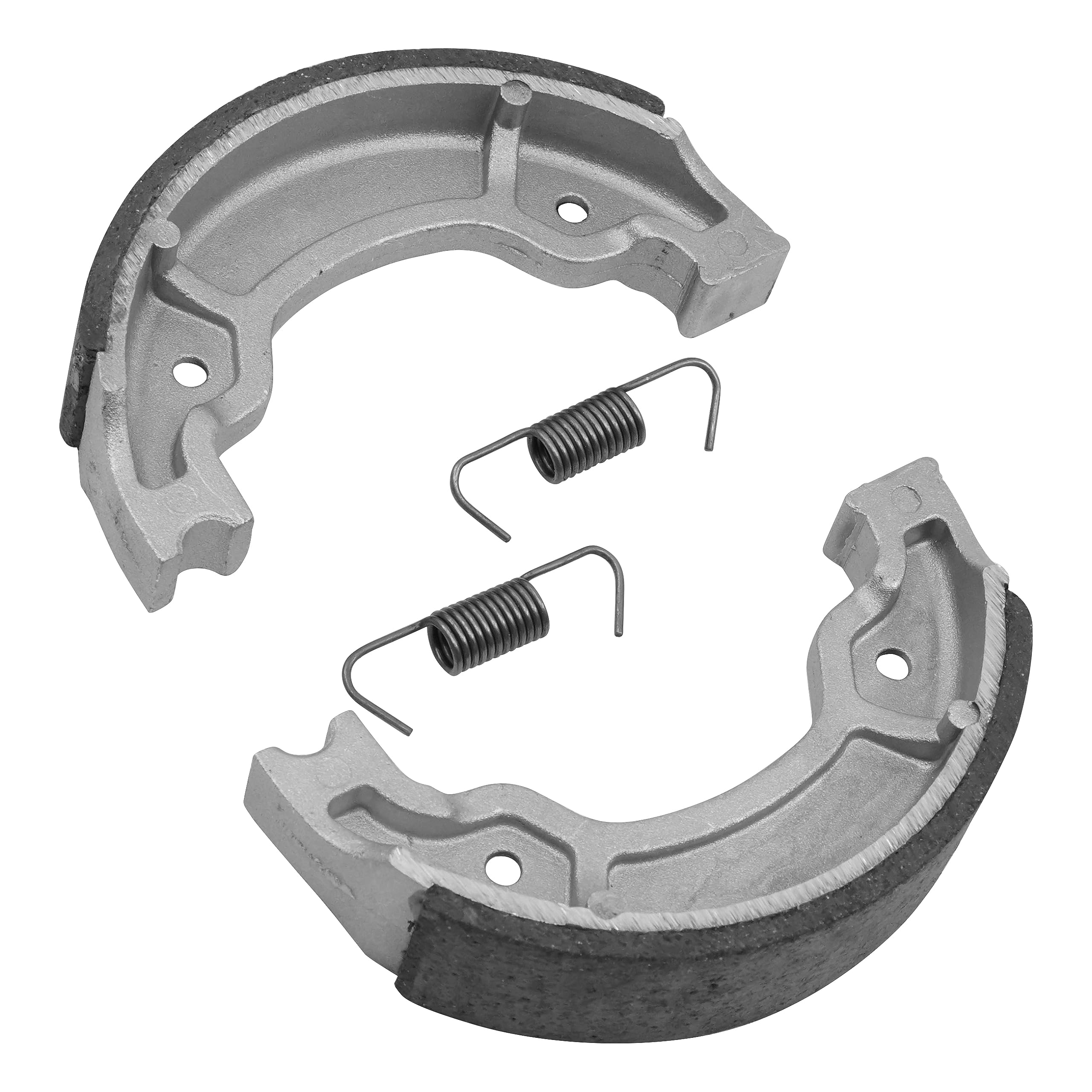 Caltric Rear Brake Shoes for Yamaha RT180 RT-180 Motorcycle (1993, 1995-1998) - High Performance Brake Pads for Off-Road & Trail Riding Adventures