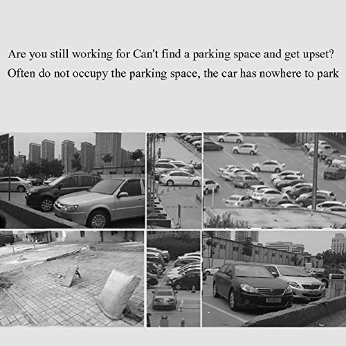 Heavy Duty Stainless Steel Parking Lock - Triangular Parking Barrier for Securing Car Spaces (55 x 8 x 35cm) | Anti-Theft Bollard for Driveways, Garages & Commercial Parking Lots