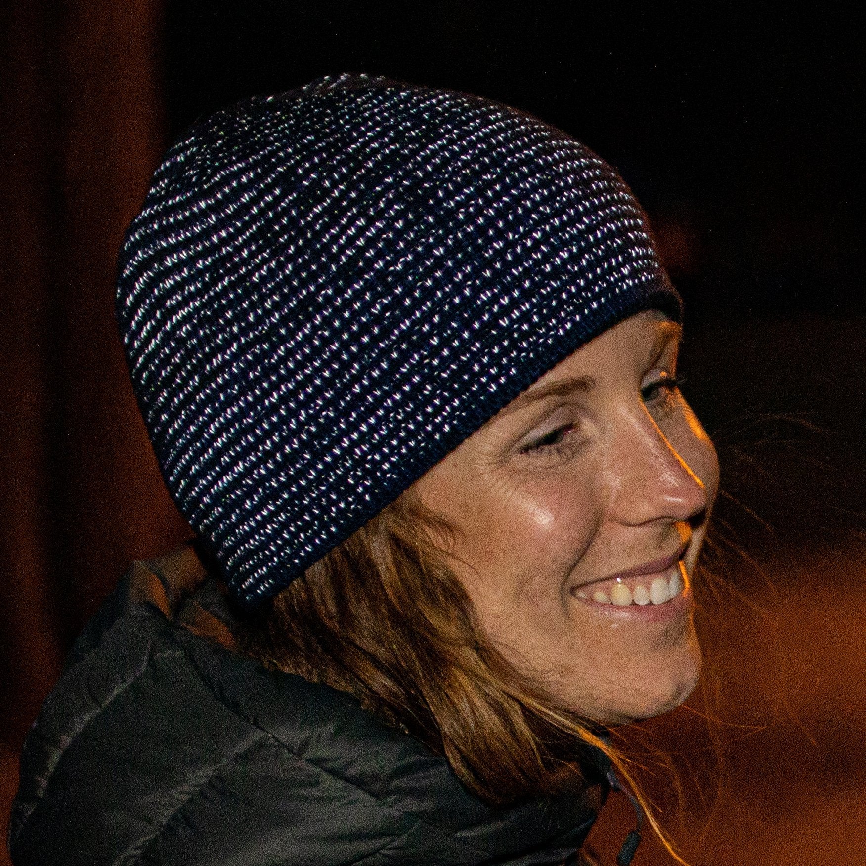 Nightfall Reflective Beanie Hat - Warm Winter Skull Cap with High Visibility for Running, Cycling & Outdoor Safety - Unisex Cold Weather Accessory