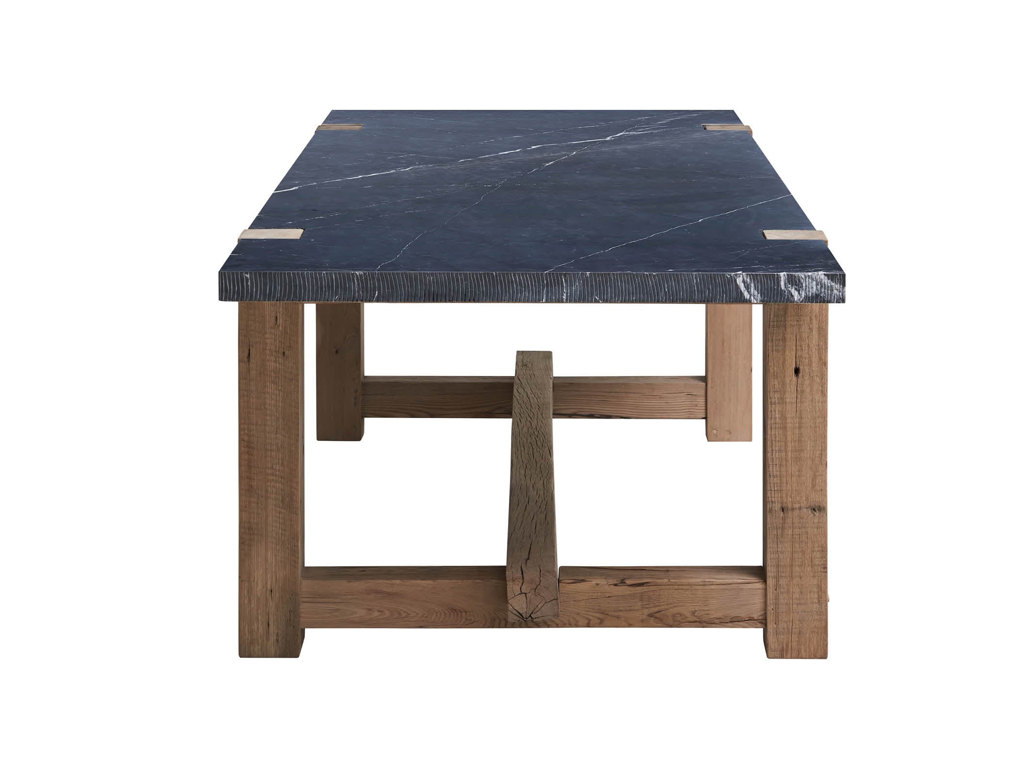 Stylish Invictus Modern Dining Table Set - 6 Seater Wooden Kitchen Table with Tempered Glass Top - Perfect for Family Meals, Dinner Parties & Small Space Apartments