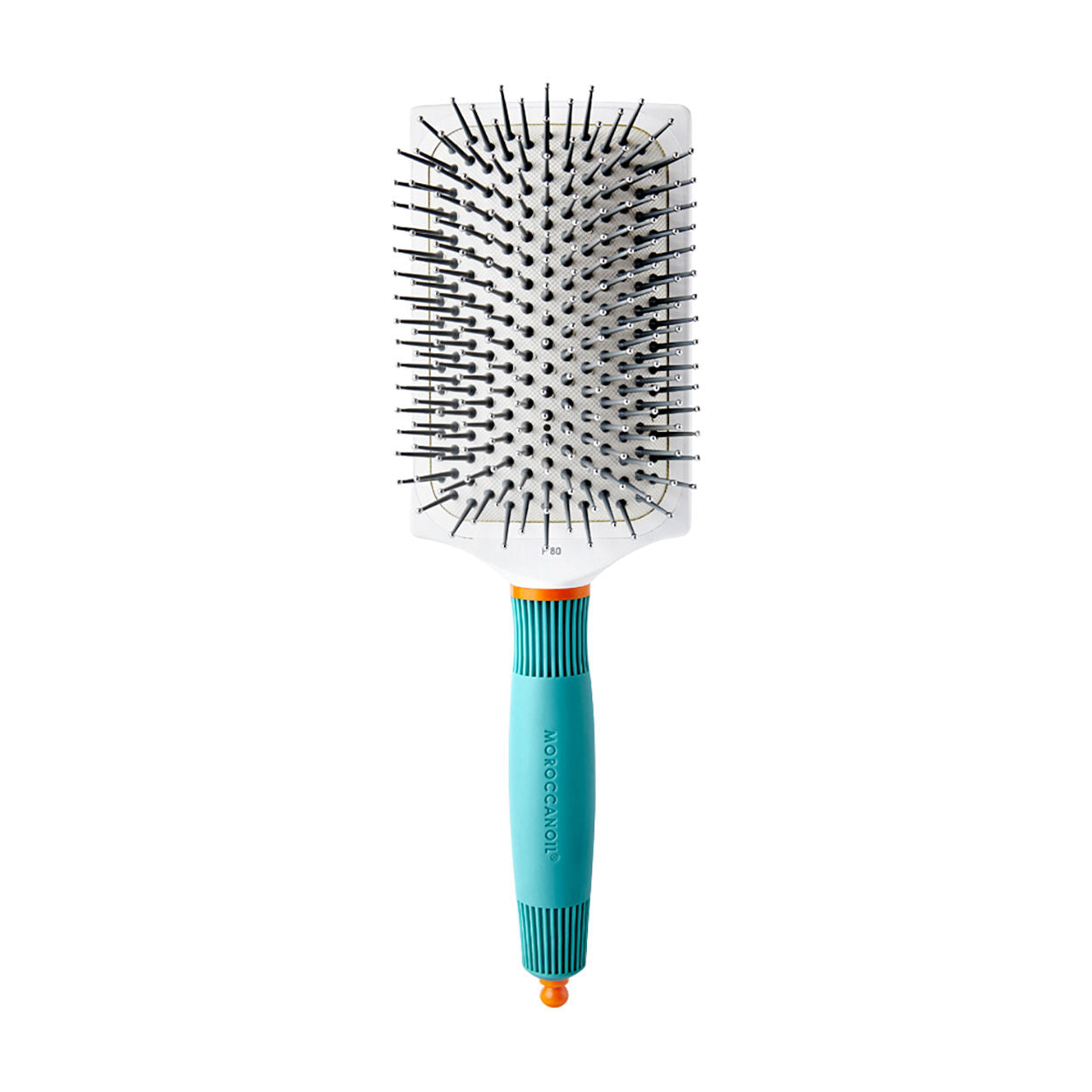 Ceramic Paddle Brush for Hair - Ionic Tourmaline Hair Brush with Heat Protection for Smooth & Shiny Hair - Perfect for Blow Drying, Styling & Detangling