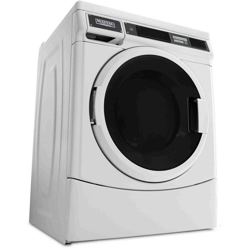 Maytag Commercial Front Load Washer with Smart Card Reader MHN33PRCWW - Heavy Duty Laundry Solution for Hotels, Gyms & Multi-Housing Facilities