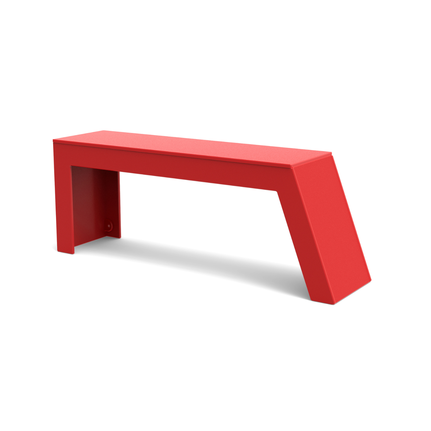 Loll Tessellate Slope Bench - Modern Wooden Bench for Living Room, Entryway, or Outdoor Patio - Stylish and Durable Seating Furniture for Home Decor