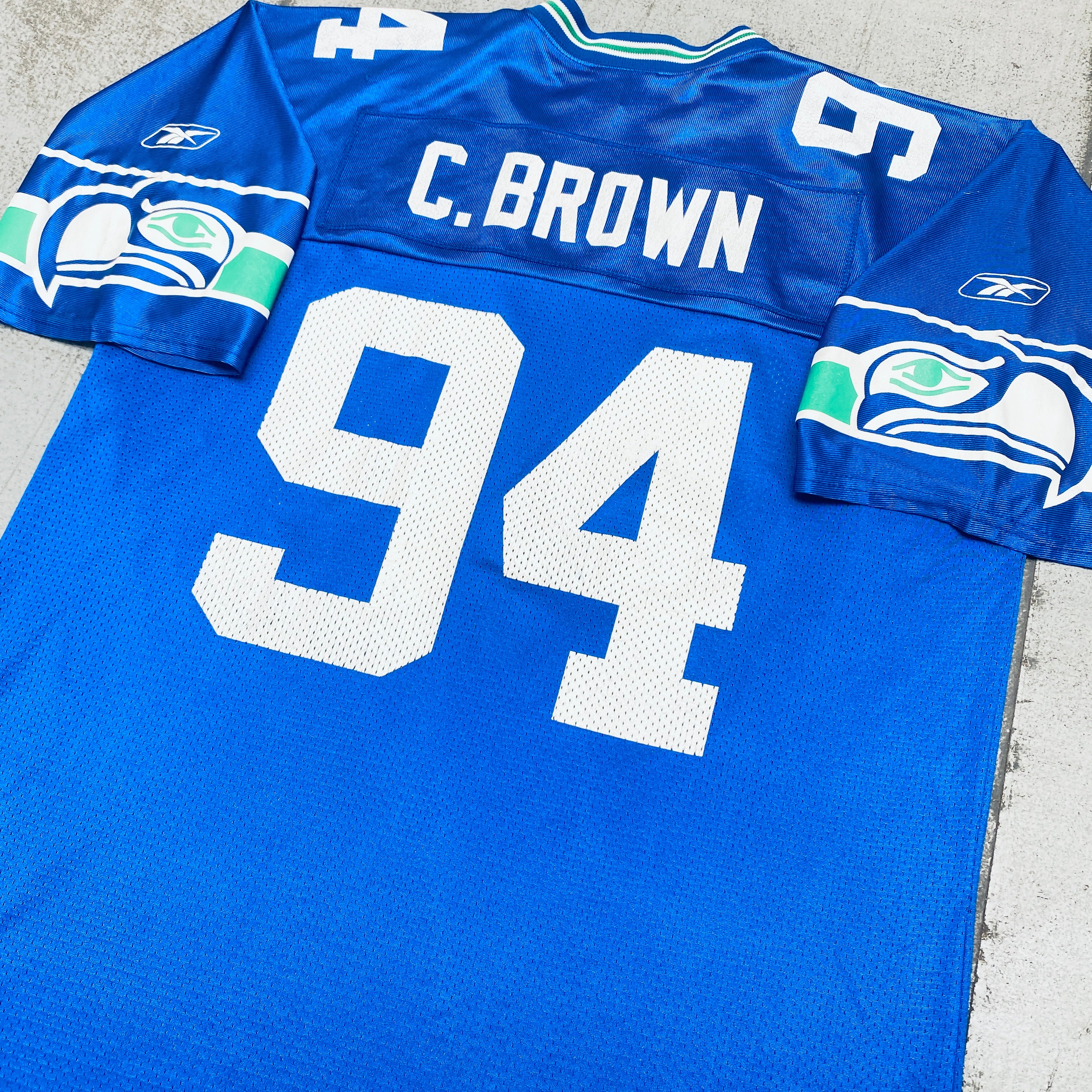 Seattle Seahawks Chad Brown 2002-2003 Large Jersey - Authentic NFL Football Jersey for Fans, Collectors & Game Day Outfits