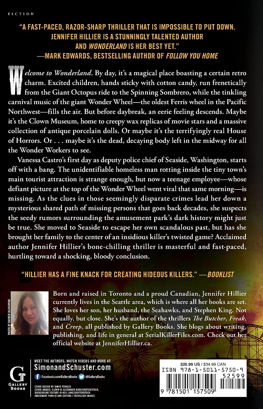 Wonderland Thriller Book - Gripping Suspense for Mystery Lovers