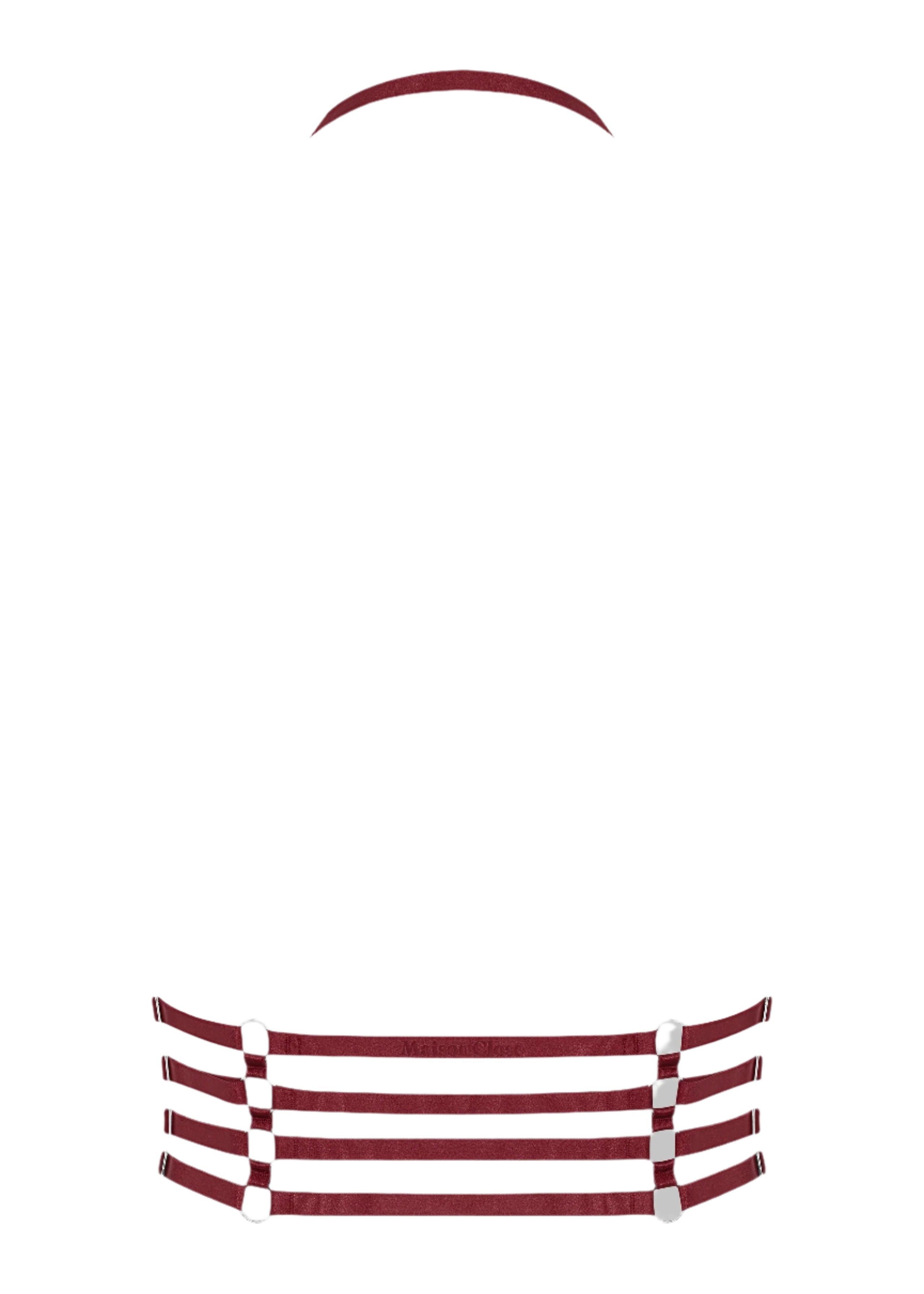 Les Fetiches Dog Harness (Burgundy) - Adjustable Pet Vest for Small & Medium Dogs - Perfect for Walking, Training & Outdoor Adventures