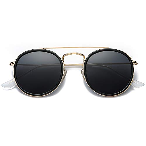 Gold Frame/Grey Lens(transparent Temple)