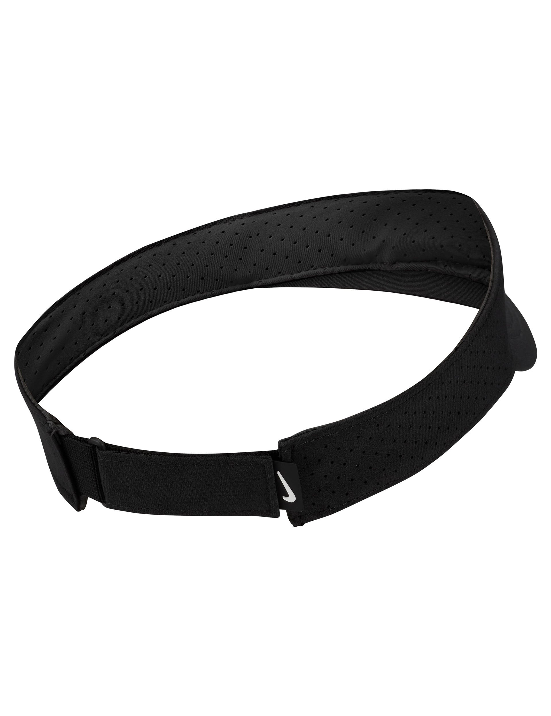 Nike Dri-FIT ADV Ace Tennis Visor - Moisture-Wicking Performance Hat for Men & Women - Black - Perfect for Tennis, Running, Golf & Outdoor Sports