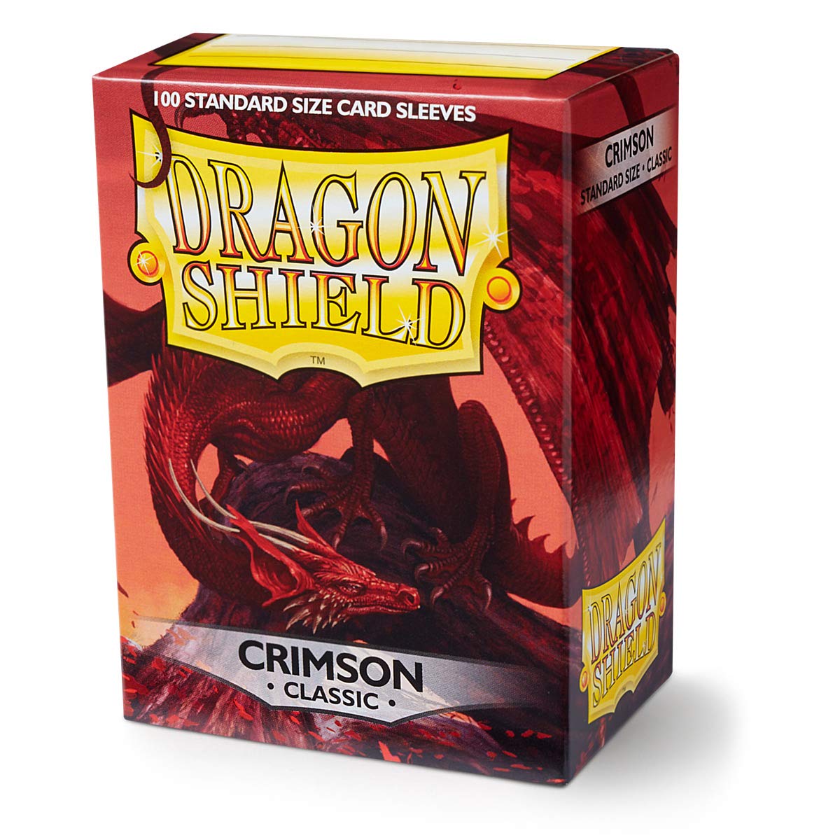 Arcane Tinman Dragon Shield Classic Standard Size Card Sleeves 100 Pack - Crimson (ART10021) | Premium Protection for MTG, Yu-Gi-Oh, Pokemon & Collectible Card Games