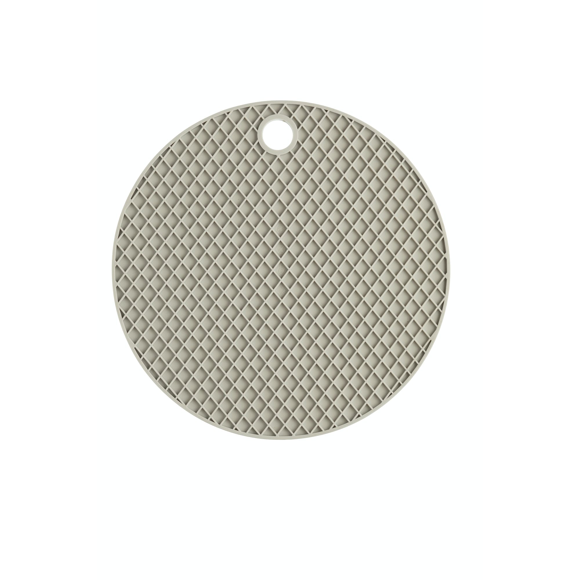 Colorworks Classics 20cm Round Silicone Trivets - Heat Resistant Hot Pads for Kitchen, Dining Table, and Countertop Protection