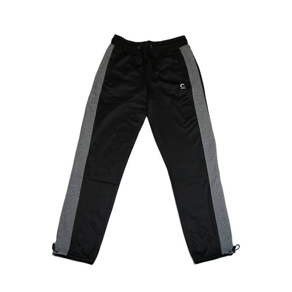 French Open Poly Knit Striped Track Pants - Comfortable & Stylish Athletic Joggers for Running, Yoga & Casual Wear