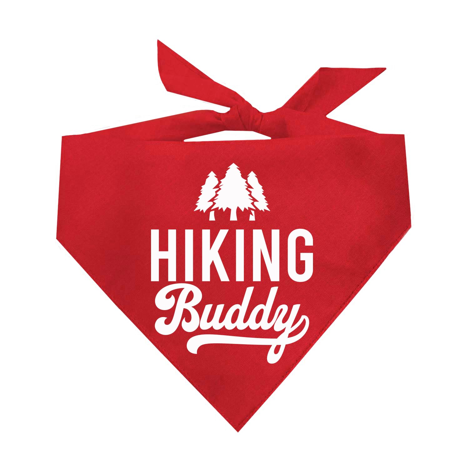 Hiking Buddy Dog Bandana for Small Dogs - Red, XS (155) - Breathable & Adjustable Pet Bandana for Outdoor Adventures, Hiking, and Daily Walks