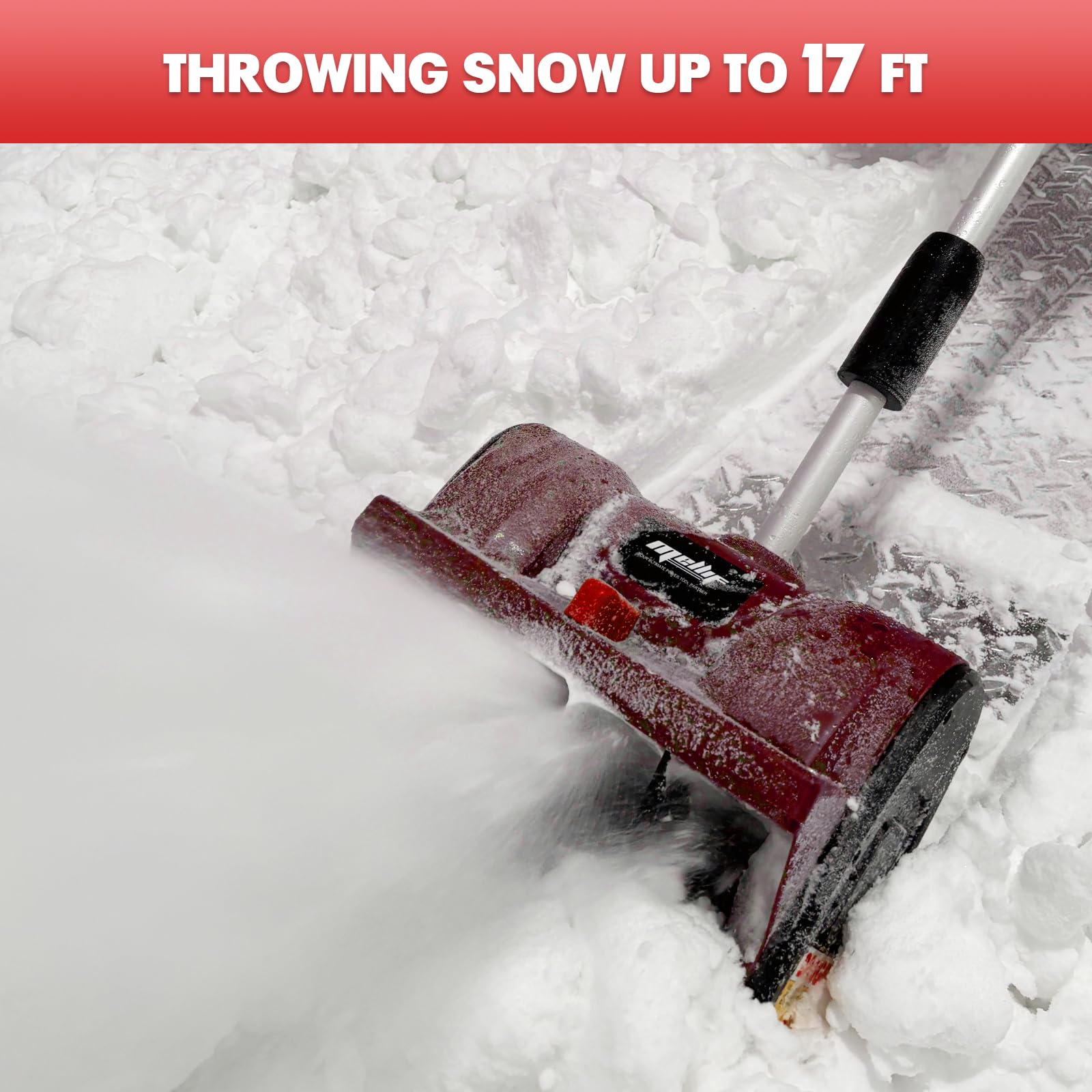 18V Cordless Snow Shovel - Milwaukee Battery Compatible, 12